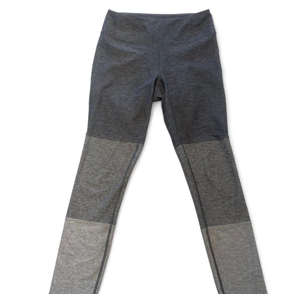 Outdoor Voices Colorblock Leggings - Dark Gray and Light Gray